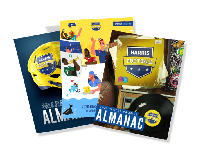 2026 Harris Football Player Profile Almanac